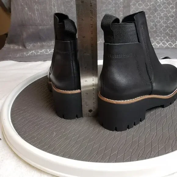 Blondo Danika Boots Womens 7.5M Black Waterproof Chunky Sole Chelseacore - Picture 5 of 12